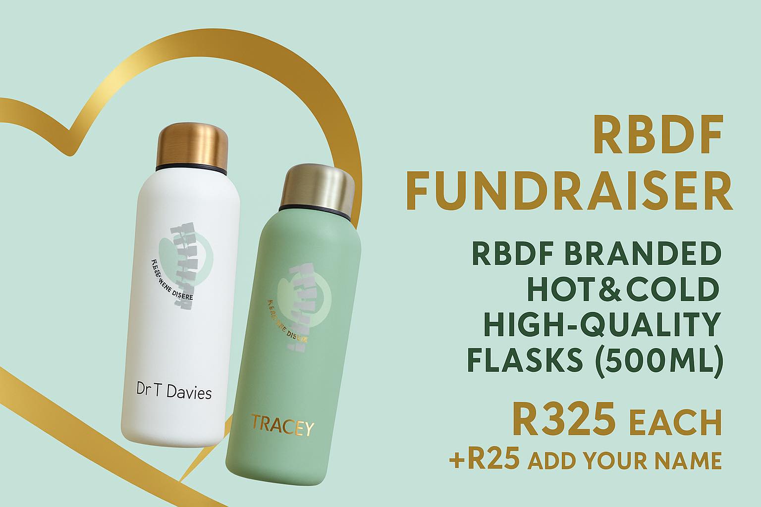 Rare bone disease foundation flasks